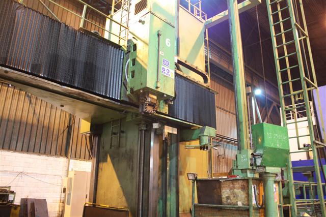 Schiess 13 Foot CNC Vertical Lathe, Machine ID: 6854